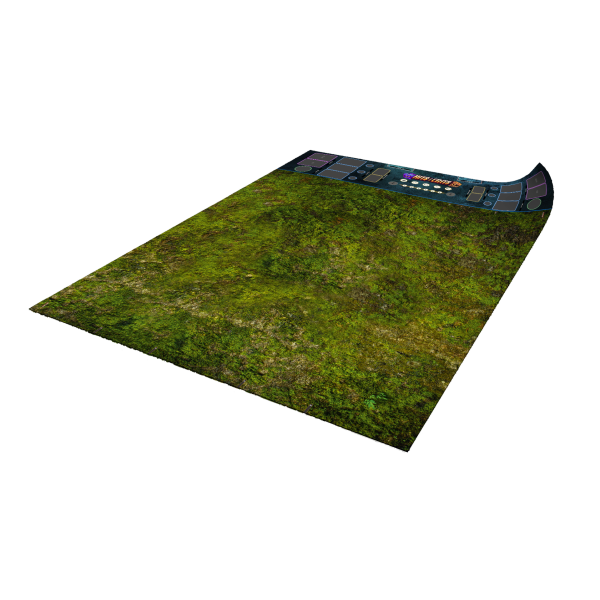 Undergrowth - single-sided rubber mat 148 cm x 122 cm with Hits & Crits grid