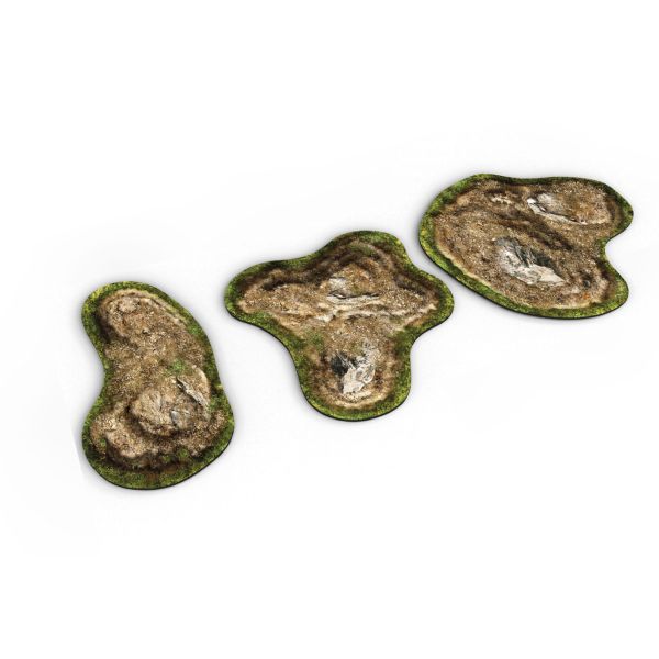 Rubber 2D terrain set - Hills
