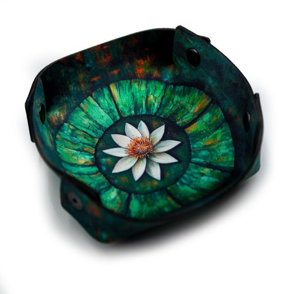 Rubber Token Holder - Water Lily 6" x 6" / 15 cm x 15 cm