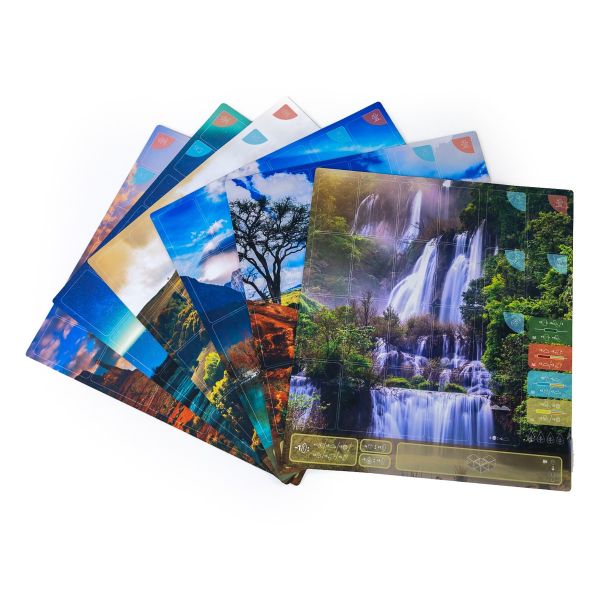 Rubber mat compatible with Earth: Abundance - player mat - 38 x 42 cm