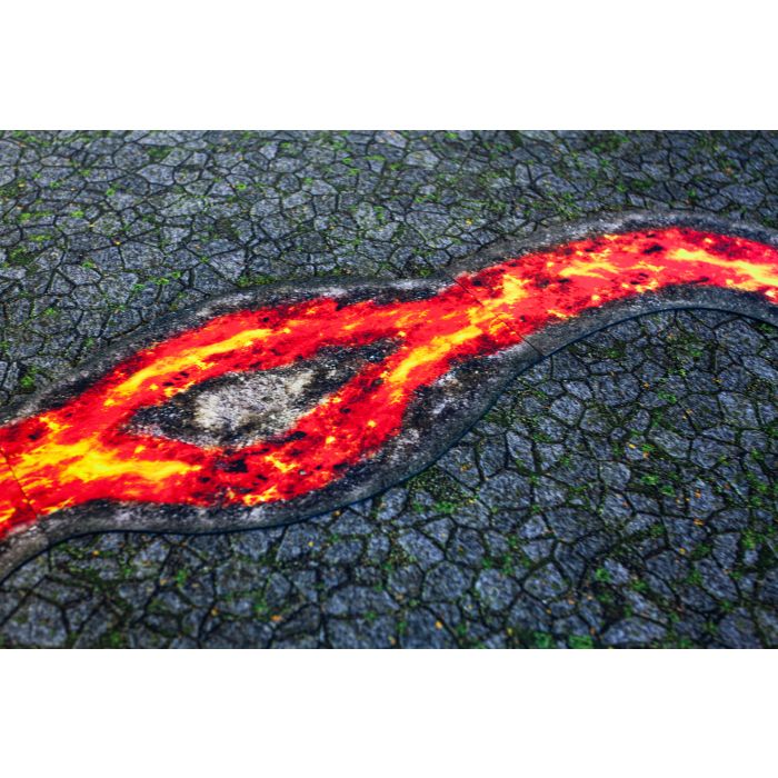 2D Modular rivers set - lava