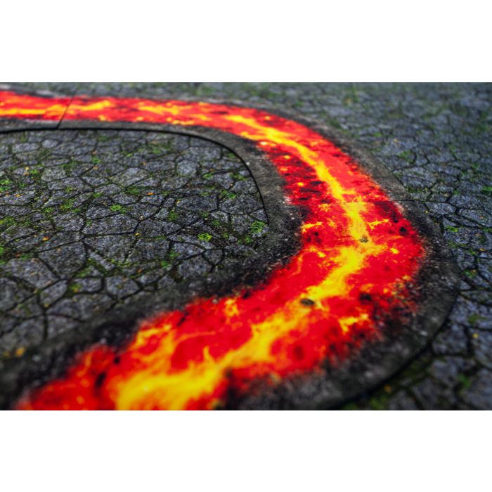 2D Modular rivers set - lava