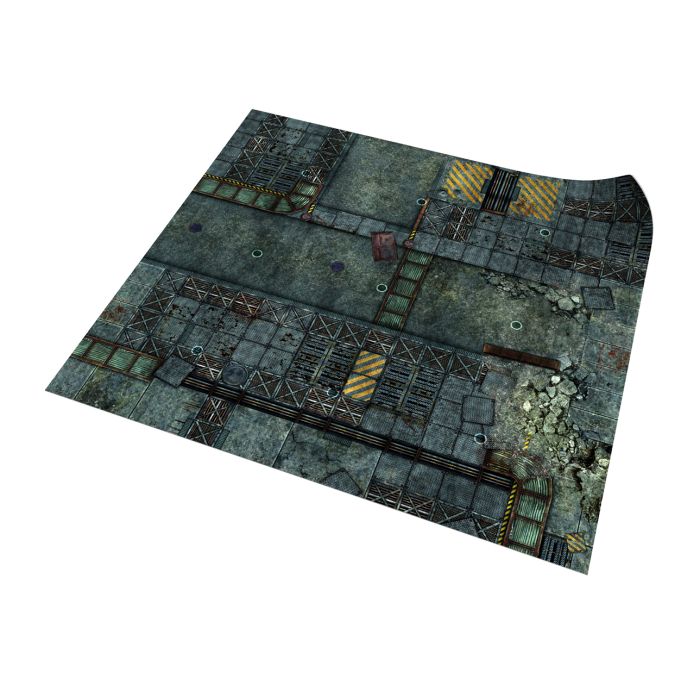 Fallen City 36” x 36” / 91,5 cm x 91,5 cm - single-sided anti-slip fabric mat compatible with Star Wars: Shatterpoint