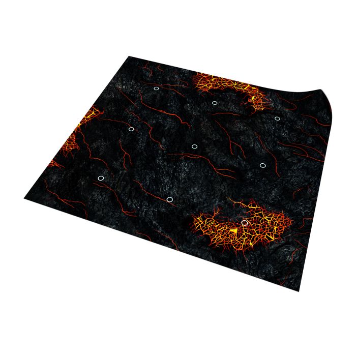 Lava Fields 36” x 36” / 91,5 cm x 91,5 cm - single-sided anti-slip fabric mat compatible with Star Wars: Shatterpoint