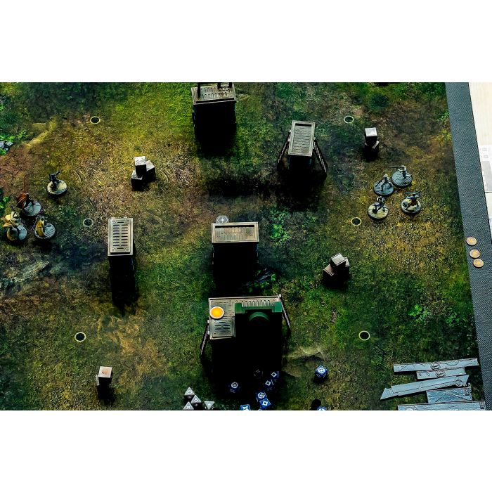 Swamp 36” x 36” / 91,5 cm x 91,5 cm - single-sided rubber mat compatible with Star Wars: Shatterpoint