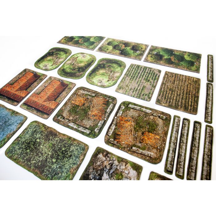 Tournament 2D terrains set compatible with the 9th Age