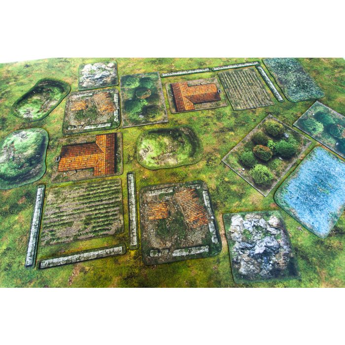 Tournament 2D terrains set compatible with the 9th Age