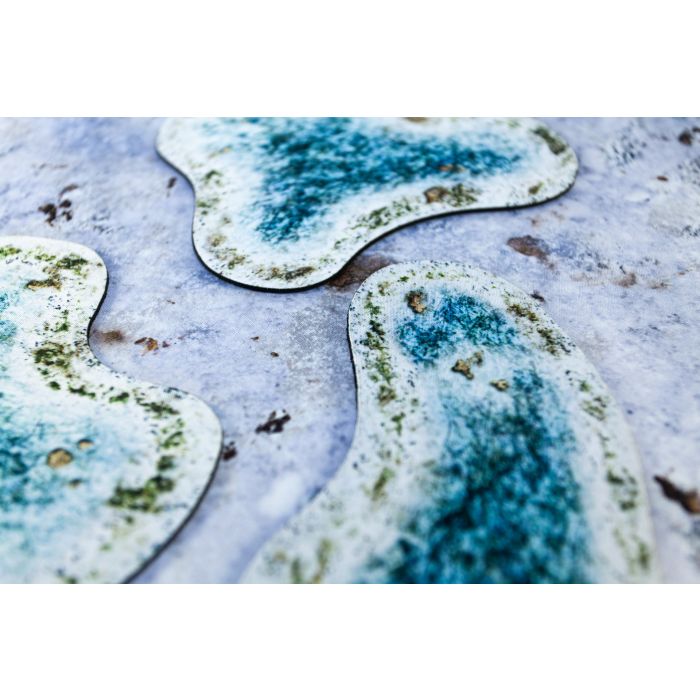 Rubber 2D terrain set - Winter pond