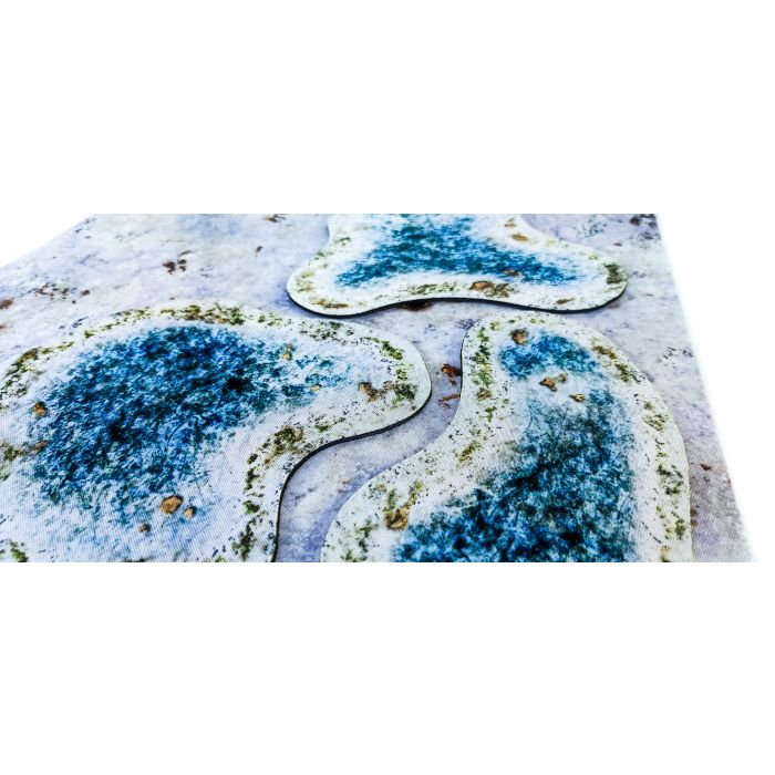 Rubber 2D terrain set - Winter pond