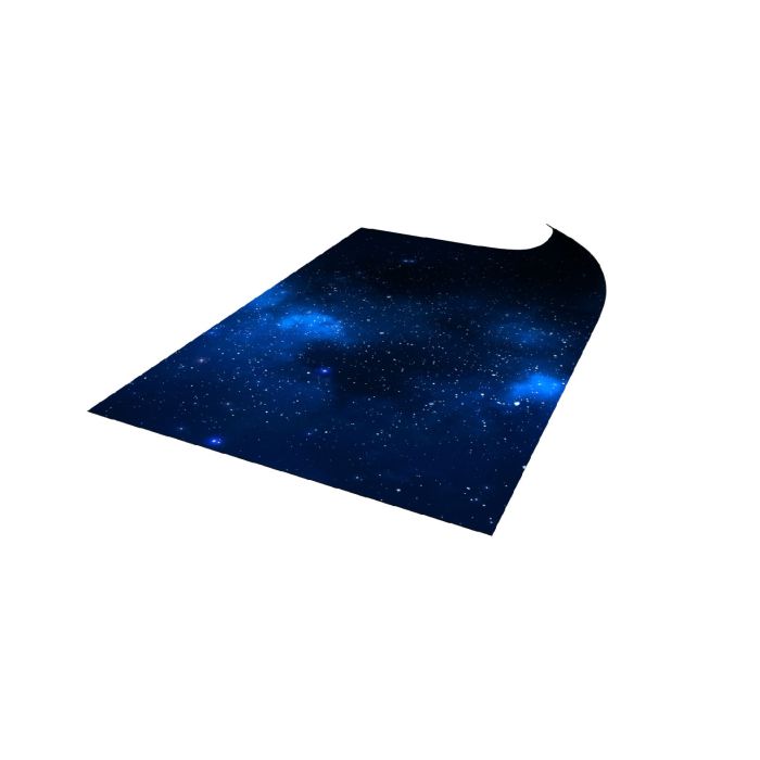 Blue Nebula 44”x30” / 112x76 cm - single-sided anti-slip fabric mat