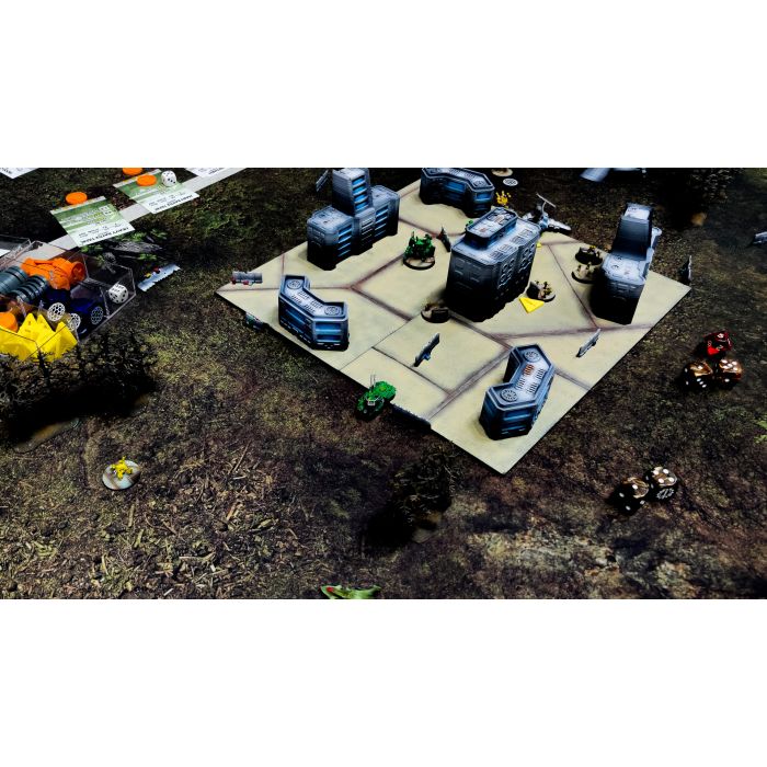 Swamp 72”x48” / 183x122 cm - single-sided rubber mat