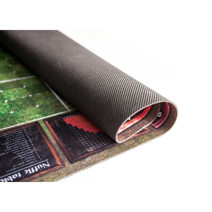 Pitch 35.5" x 27.5" / 90cm x 70cm - single-sided rubber mat compatible with Blood Bowl / Blood Bowl 7s