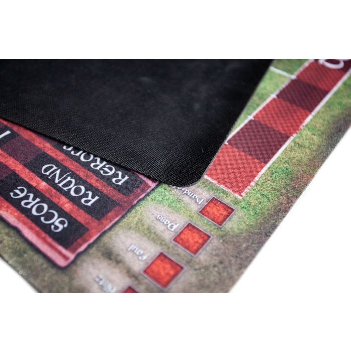 Pitch 35.5" x 27.5" / 90cm x 70cm - single-sided rubber mat compatible with Blood Bowl / Blood Bowl 7s