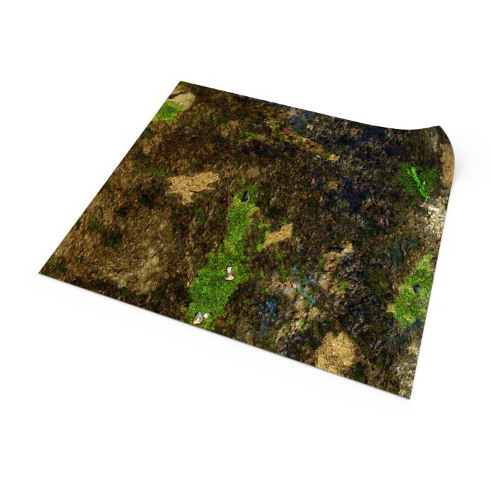 Muddy Ground 36”x36” / 91,5x91,5 cm - double-sided latex mat