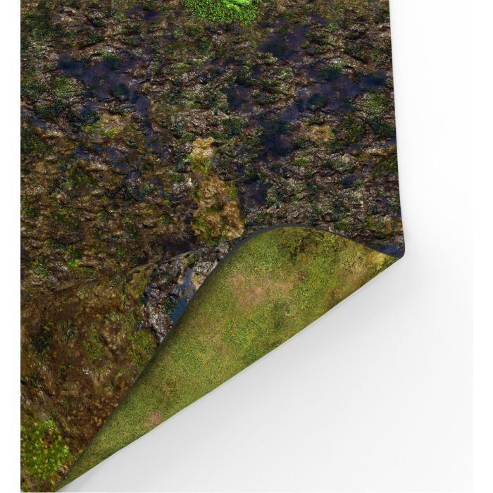 Muddy Ground 72”x36” / 183x91,5 cm - double-sided rubber mat