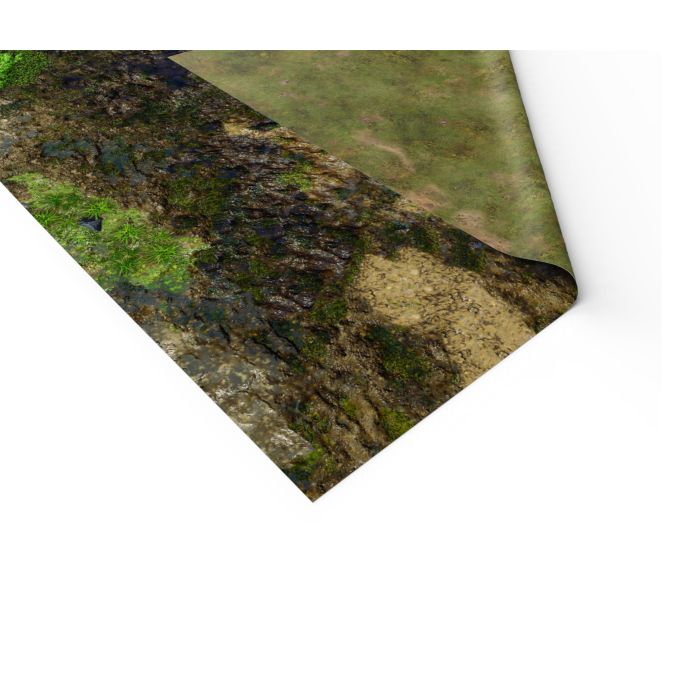 Muddy Ground 36”x36” / 91,5x91,5 cm - double-sided latex mat