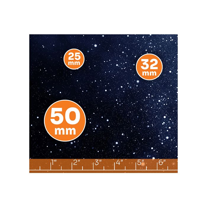 Milky Way 72”x36” / 183x91,5 cm - single-sided anti-slip fabric mat