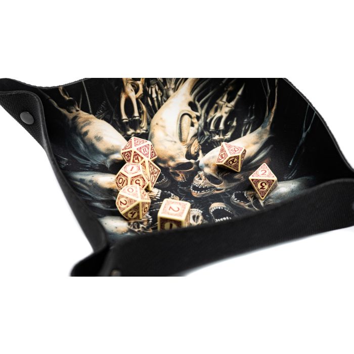 Dice Tray - Skulls 22x22cm