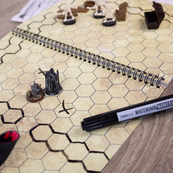 Fantasy Adventures book - A4 RPG Book with 14 detailed maps - hex grid
