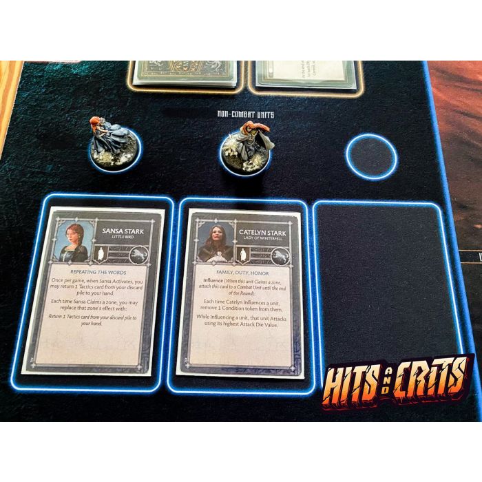Hits and Crits - A Song of Ice and Fire one-sided rubber mat