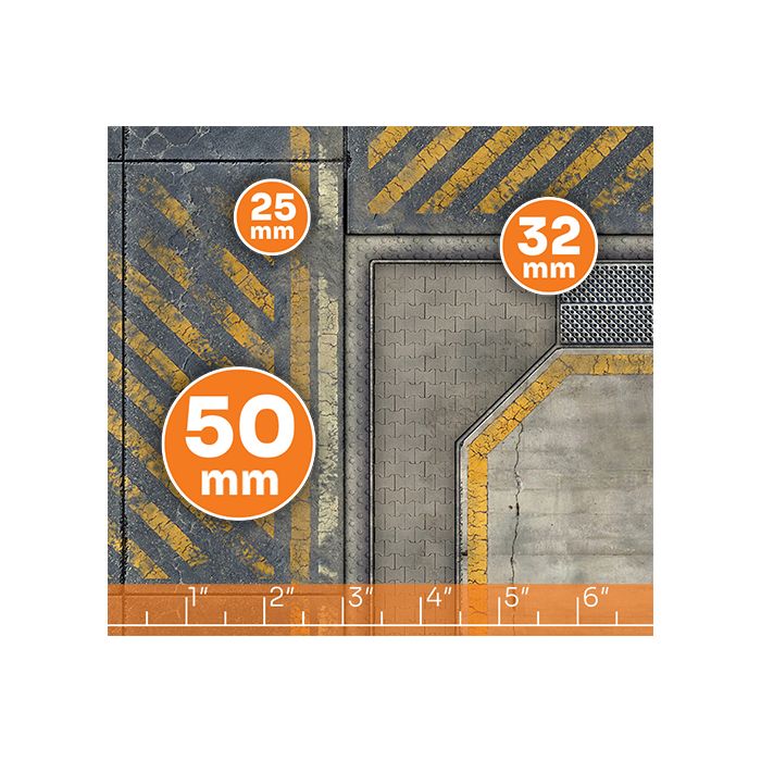 Infinity 48”x48” / 122x122 cm - double-sided rubber mat