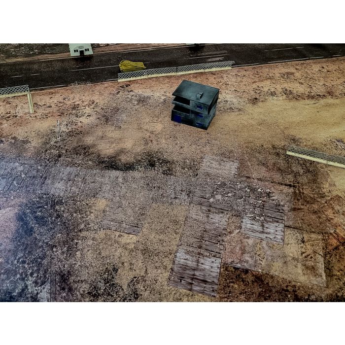 Junktown 48”x48” / 122x122 cm - single-sided rubber mat