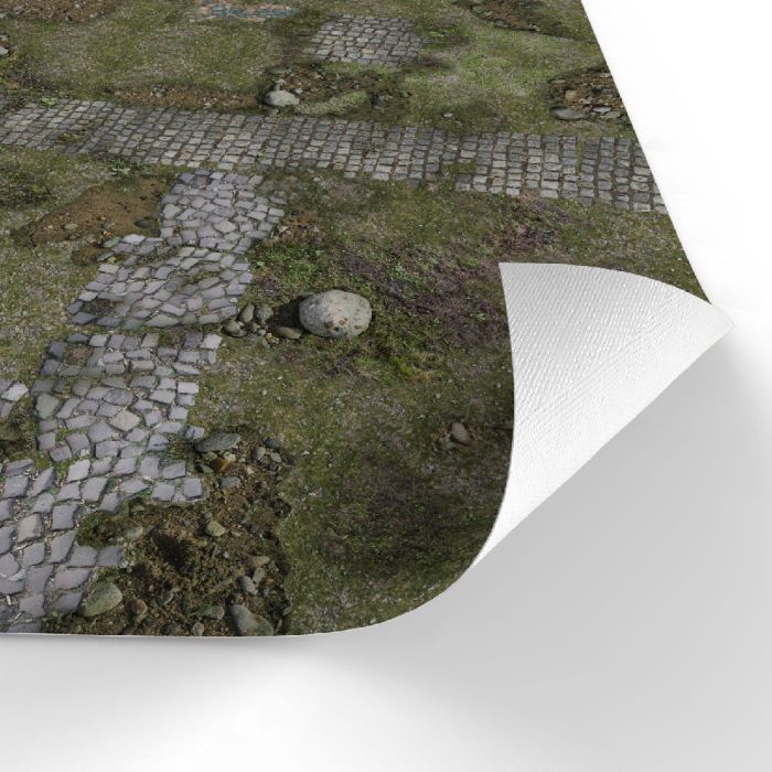 Malifaux Treasure Land, single-sided anti-slip fabric mat - 37" x 37" / 94 cm x 94 cm
