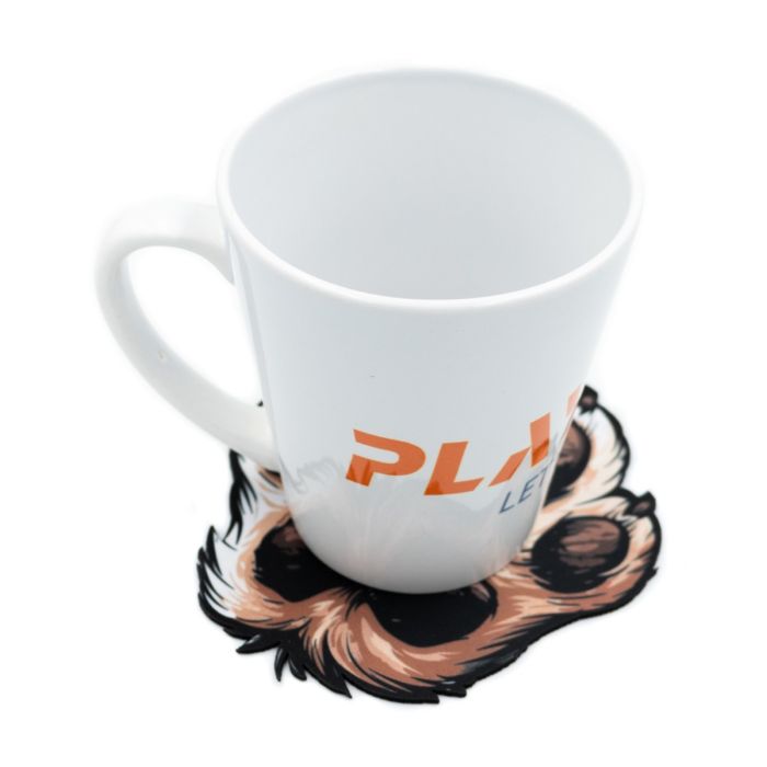 Mug coaster - Paw 11,8x13,4 cm / 4,6"x5,2"