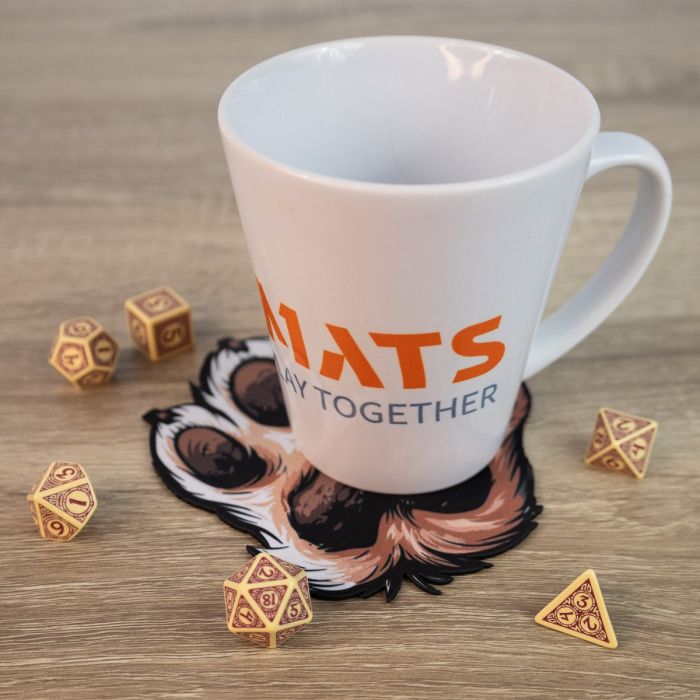 Mug coaster - Paw 11,8x13,4 cm / 4,6"x5,2"