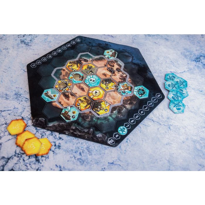 Rubber mat compatible with Neuroshima Hex 13" x 11,5" / 33cm x 29cm