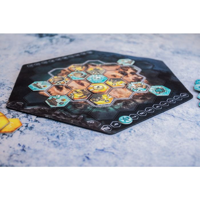 Rubber mat compatible with Neuroshima Hex 13" x 11,5" / 33cm x 29cm