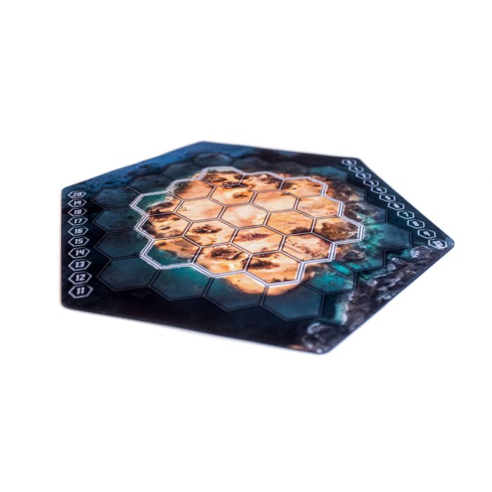 Rubber mat compatible with Neuroshima Hex 13" x 11,5" / 33cm x 29cm
