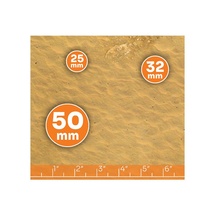 Sandy Desert 72”x36” / 183x91,5 cm - single-sided rubber mat