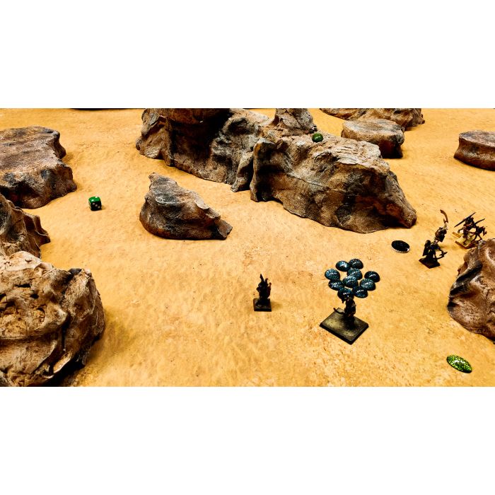Sandy Desert 72”x36” / 183x91,5 cm - single-sided rubber mat