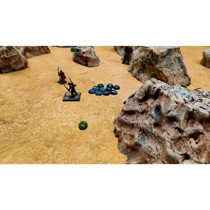Sandy Desert 72”x36” / 183x91,5 cm - single-sided rubber mat