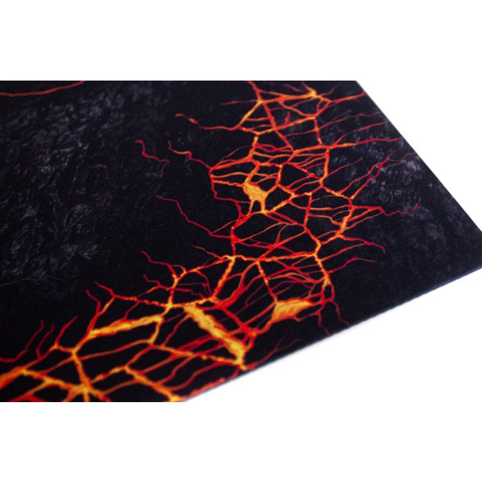 Lava Fields 48”x48” / 122x122 cm - single-sided rubber mat