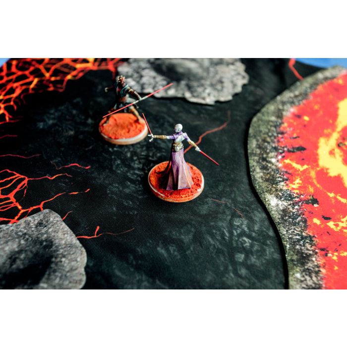 Lava Fields 48”x48” / 122x122 cm - single-sided rubber mat