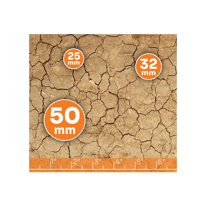 Rocky Desert 44”x60” / 112x152 cm - single-sided rubber mat