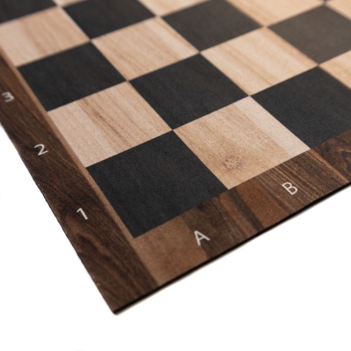 Rubber mat for Chess/Checkers 36x36 cm / 14,2"x14,2" - Wooden