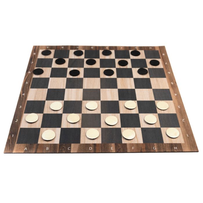 Rubber mat for Chess/Checkers 36x36 cm / 14,2"x14,2" - Wooden
