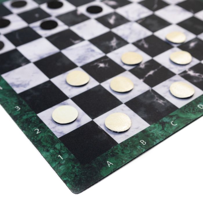 Rubber mat for Chess/Checkers 36x36 cm / 14,2"x14,2" - Marble