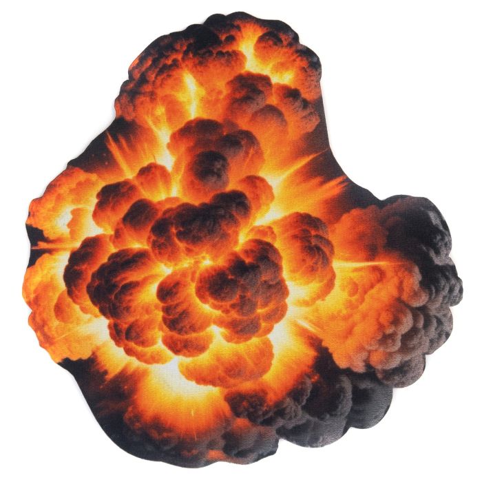 Rubber 2D terrain set - Explosions