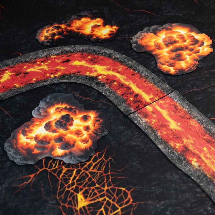 Rubber 2D terrain set - Explosions