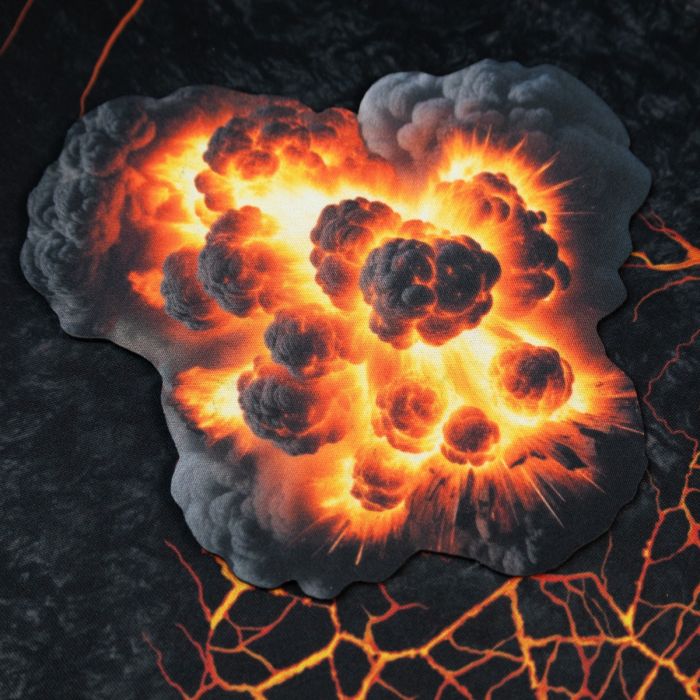 Rubber 2D terrain set - Explosions