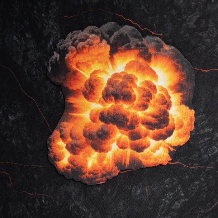 Rubber 2D terrain set - Explosions