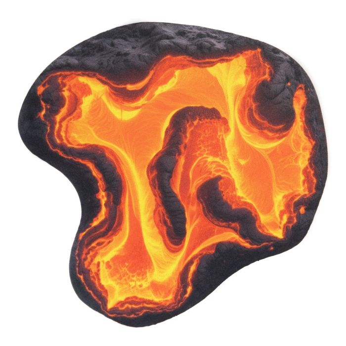 Rubber 2D terrain set - Lava lakes