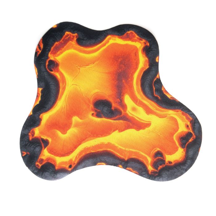 Rubber 2D terrain set - Lava lakes