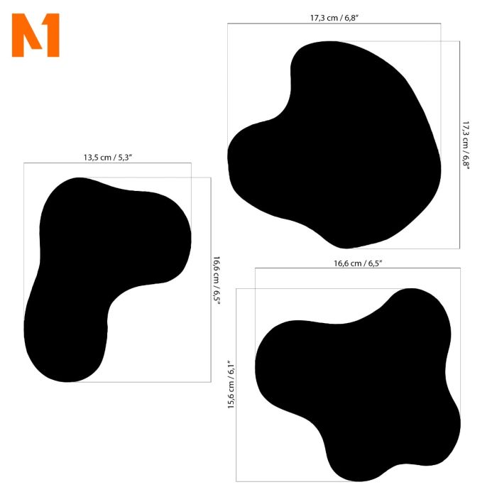 Rubber 2D terrain set - Lava lakes
