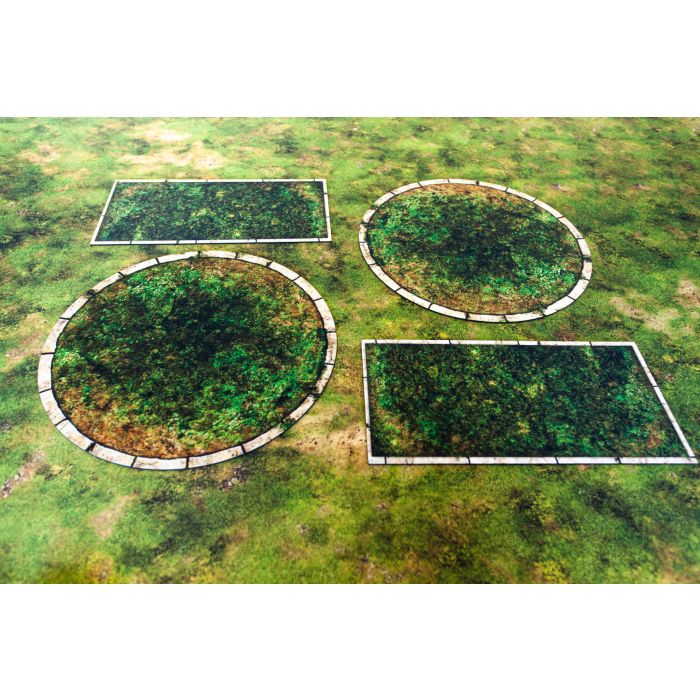 Rubber zones for Warmachine/Hordes - Grass