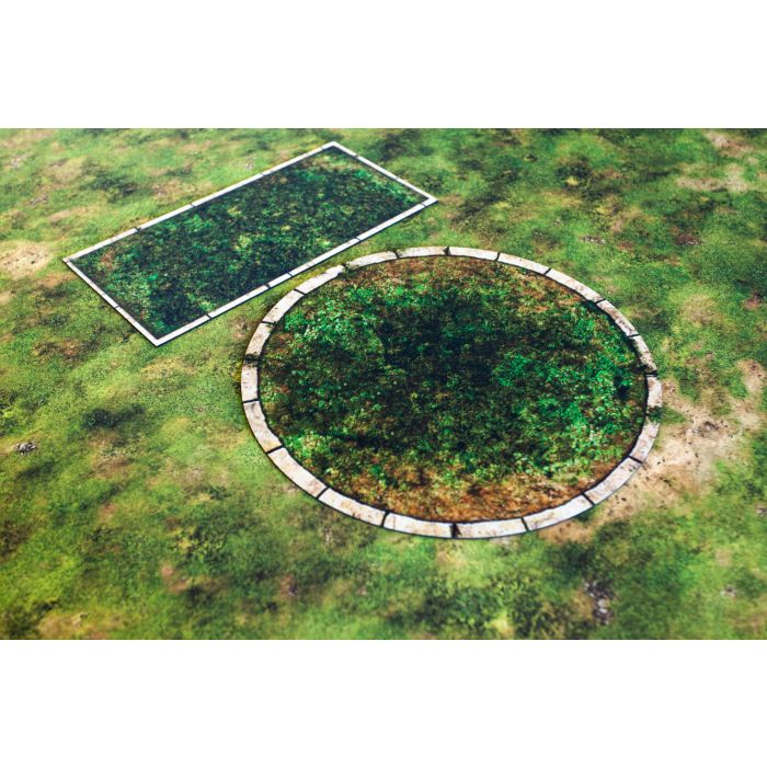 Rubber zones for Warmachine/Hordes - Grass